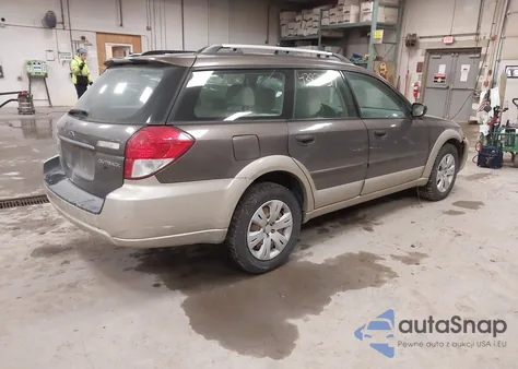 2008 Subaru Outback z USA, uszkodzony, nr VIN 4S4BP60C487359948